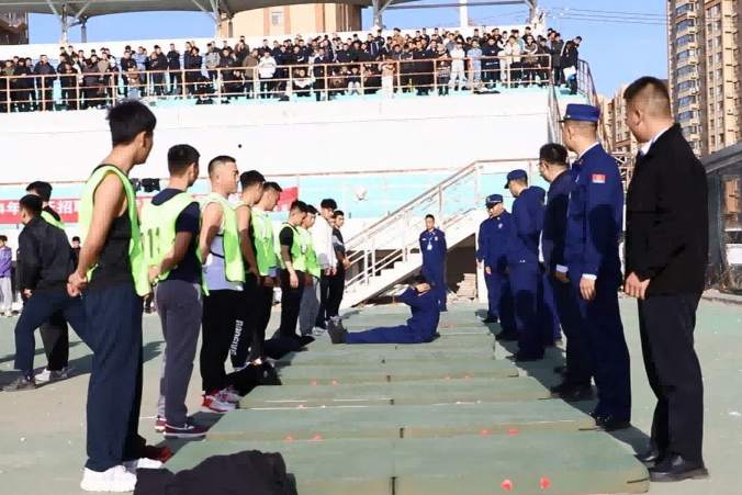 2024年4月7日扎鲁特旗公开招聘政府专职消防队员考试工作圆满完成。